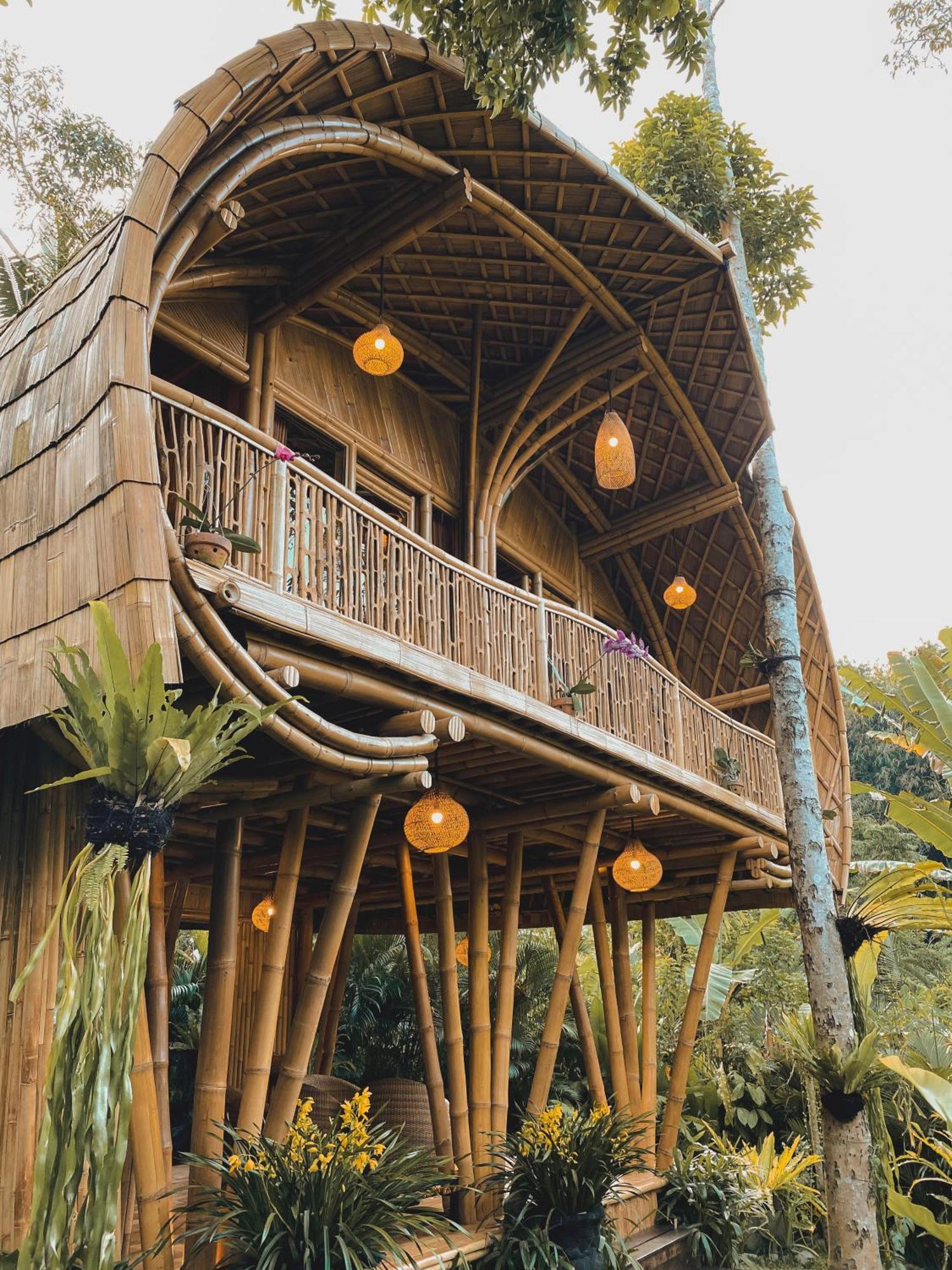 Alamvaya Bali Bamboo House Villa Sidemen  Luaran gambar