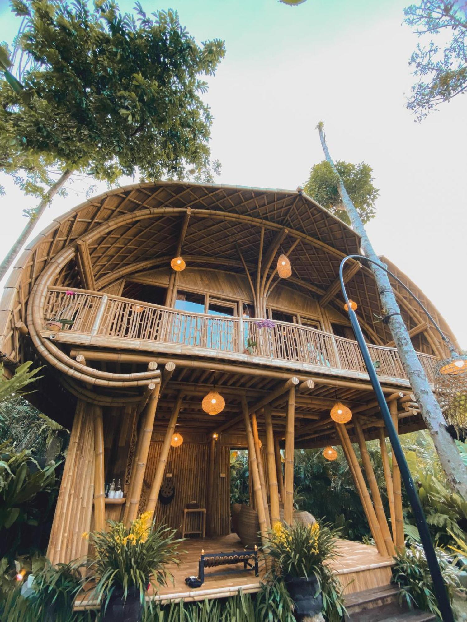Alamvaya Bali Bamboo House Villa Sidemen  Luaran gambar