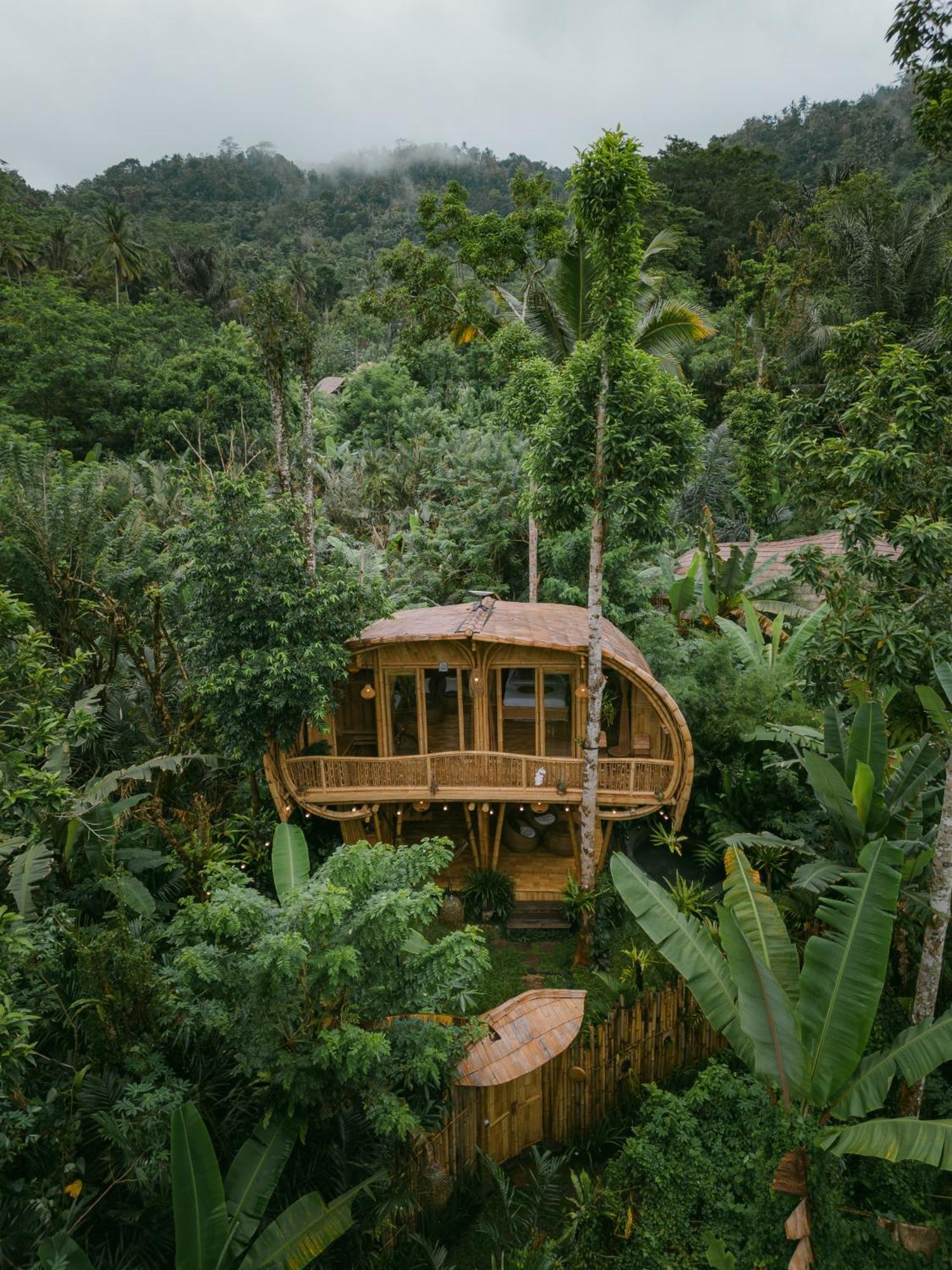 Alamvaya Bali Bamboo House Villa Sidemen  Luaran gambar