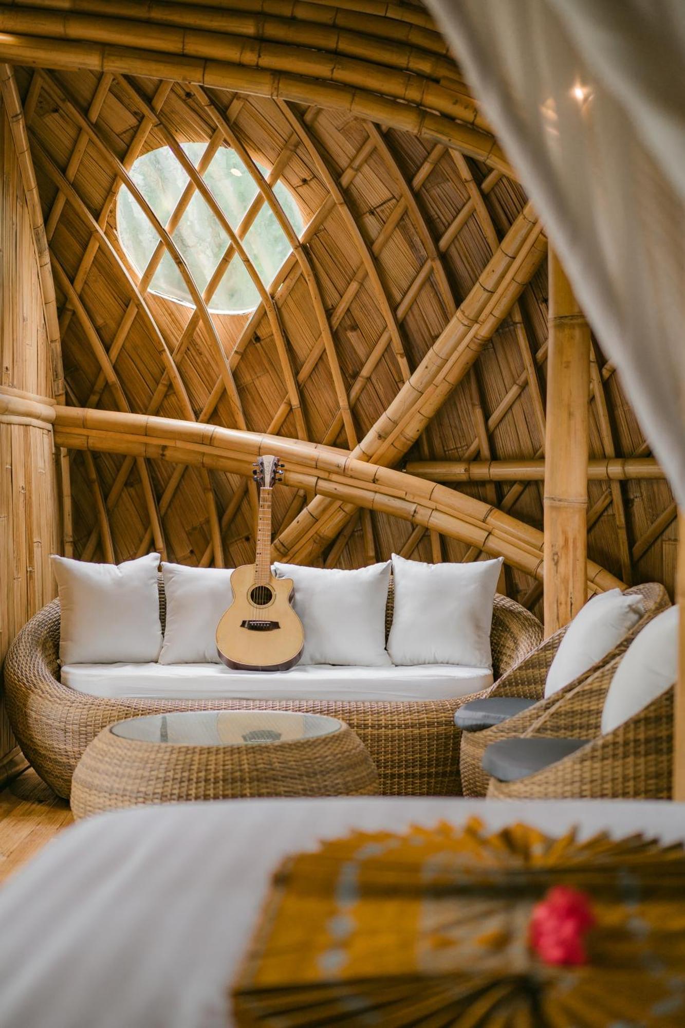 Alamvaya Bali Bamboo House Villa Sidemen  Luaran gambar