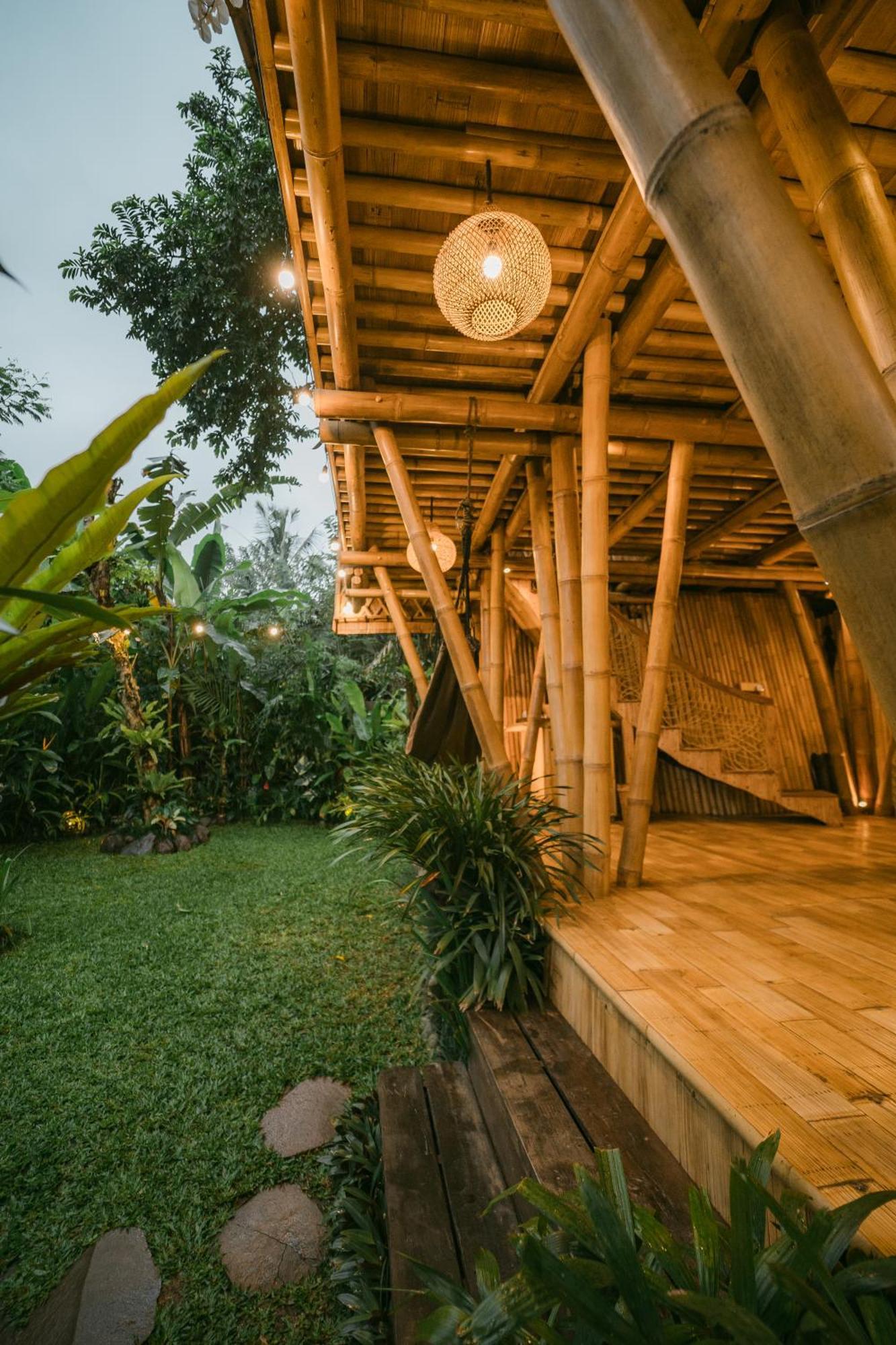 Alamvaya Bali Bamboo House Villa Sidemen  Luaran gambar