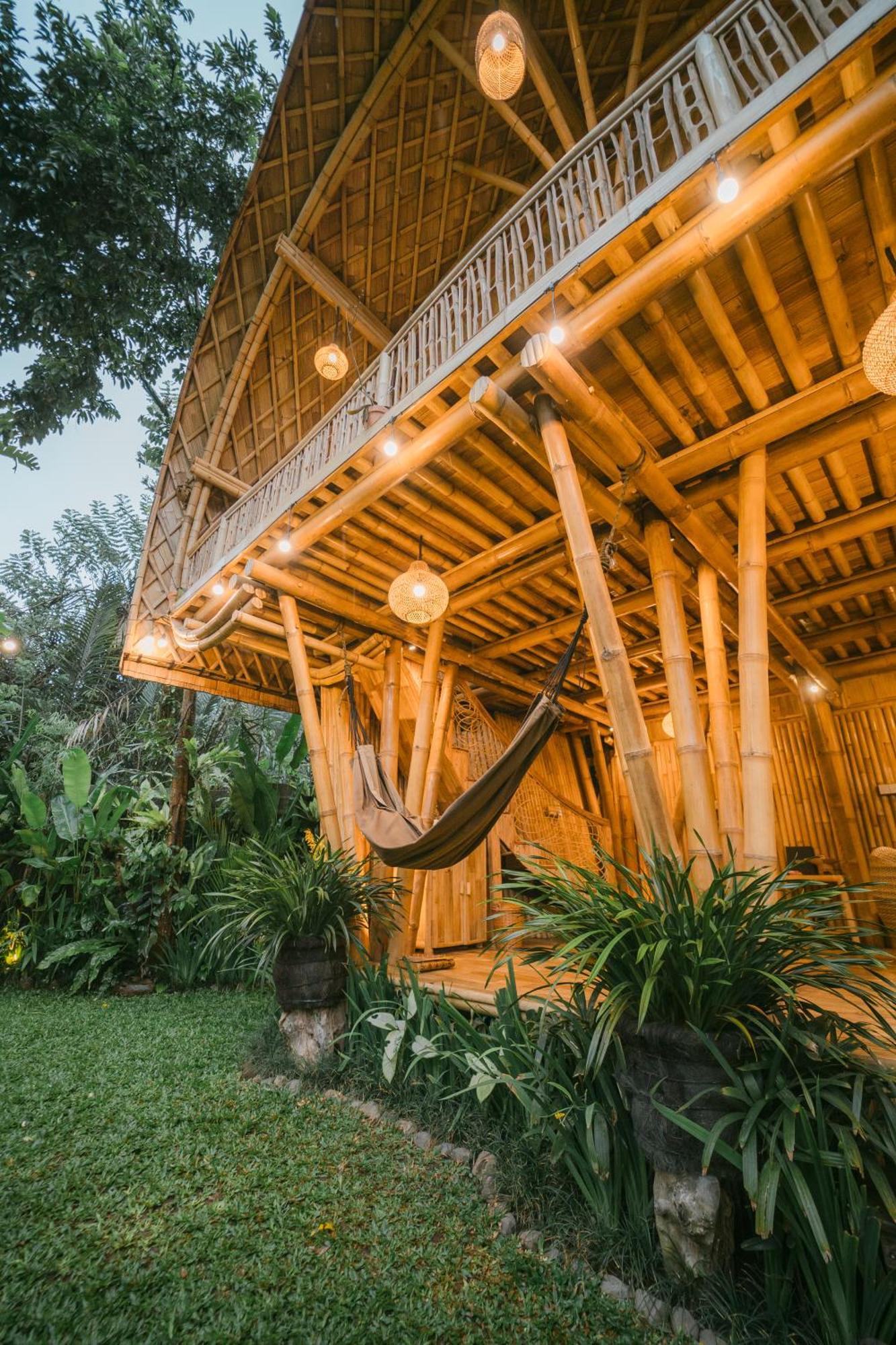 Alamvaya Bali Bamboo House Villa Sidemen  Luaran gambar