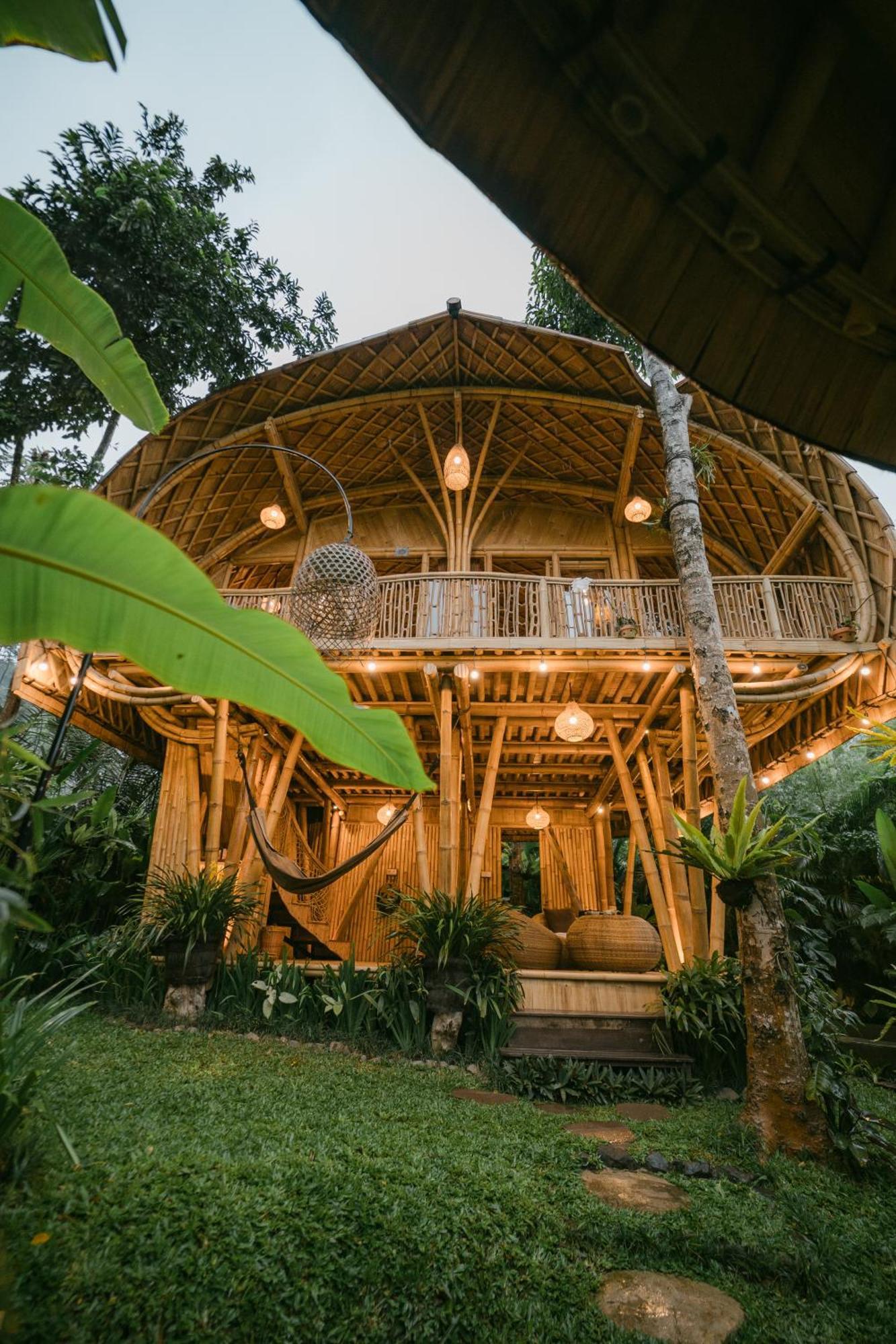 Alamvaya Bali Bamboo House Villa Sidemen  Luaran gambar