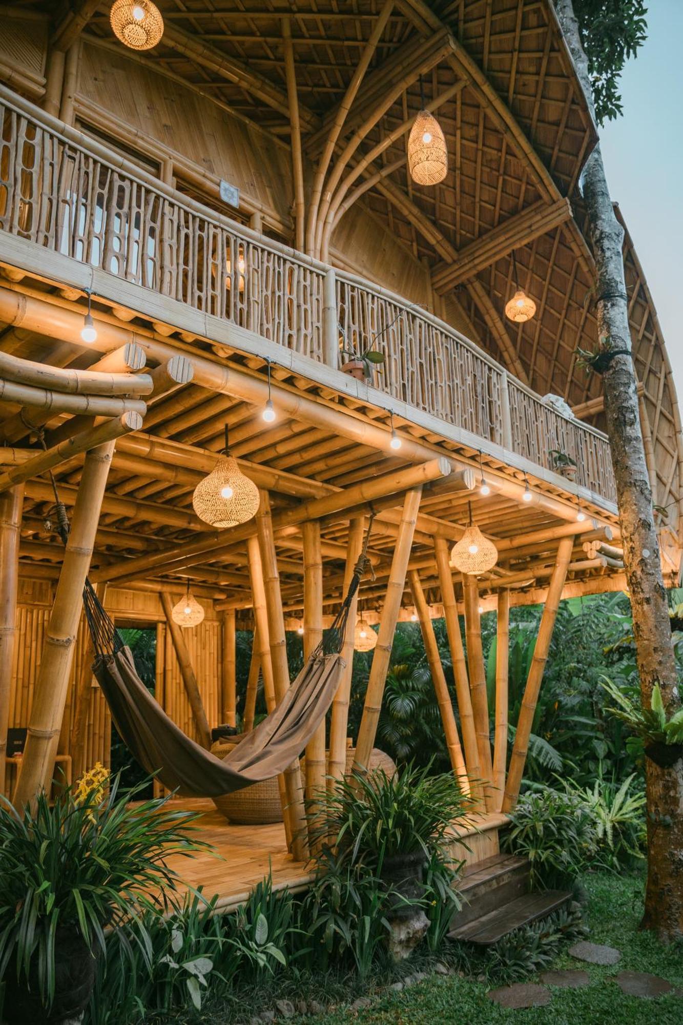Alamvaya Bali Bamboo House Villa Sidemen  Luaran gambar