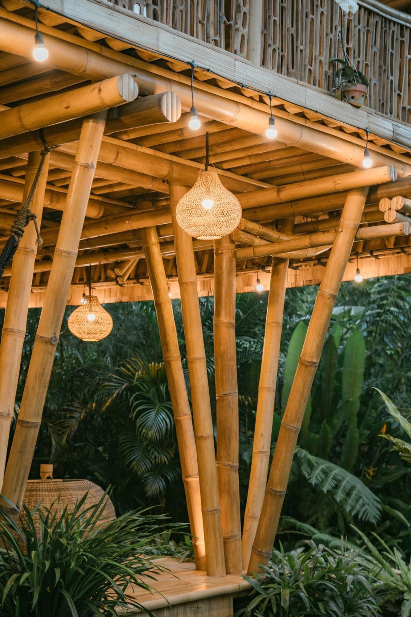 Alamvaya Bali Bamboo House Villa Sidemen  Luaran gambar