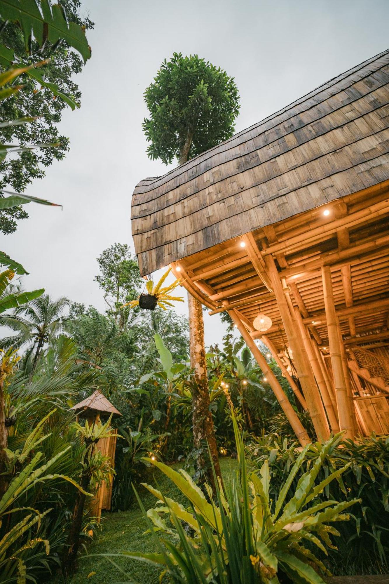 Alamvaya Bali Bamboo House Villa Sidemen  Luaran gambar